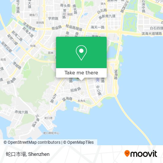 蛇口市場 map
