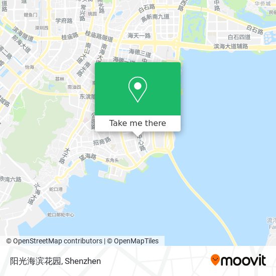 阳光海滨花园 map