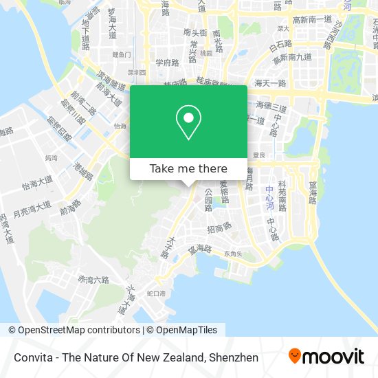 Convita - The Nature Of New Zealand map