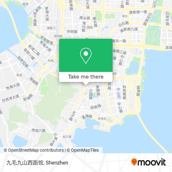 九毛九山西面馆 map