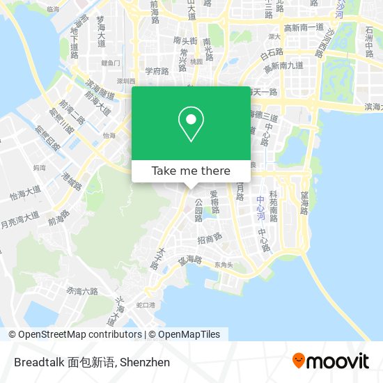 Breadtalk 面包新语 map