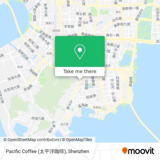 Pacific Coffee (太平洋咖啡) map