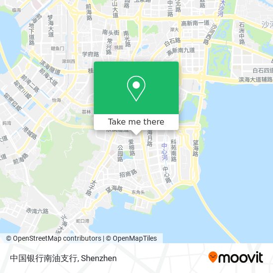 中国银行南油支行 map