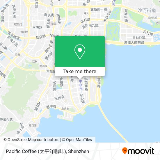 Pacific Coffee (太平洋咖啡) map