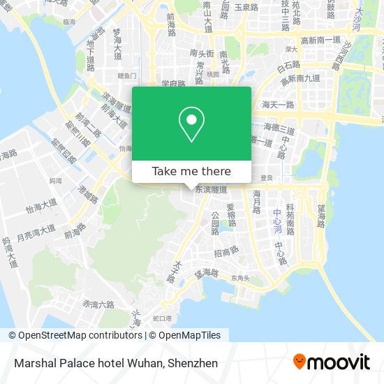 Marshal Palace hotel Wuhan map