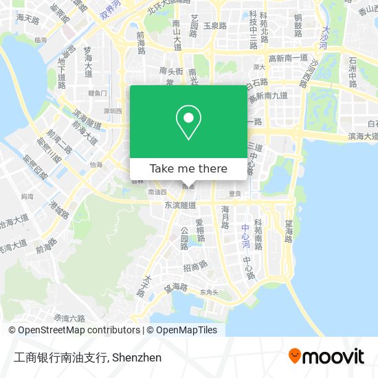 工商银行南油支行 map