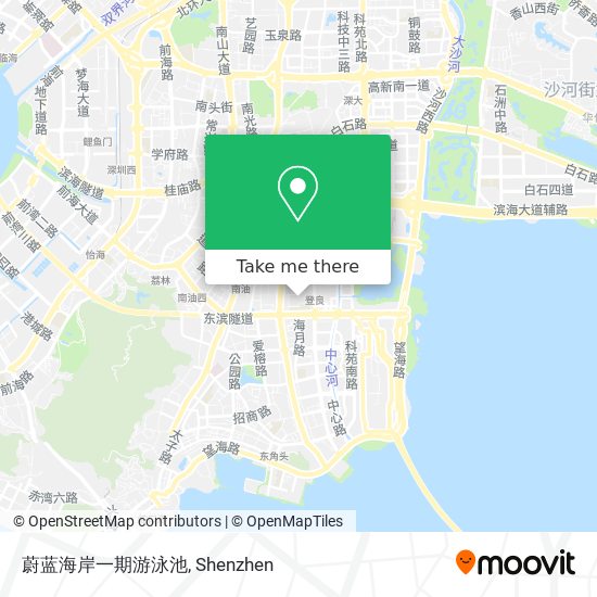 蔚蓝海岸一期游泳池 map