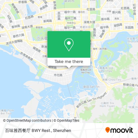 百味雅西餐厅 BWY Rest. map