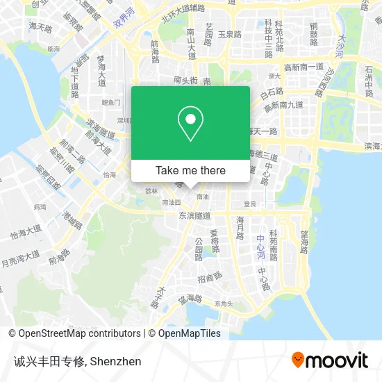 诚兴丰田专修 map