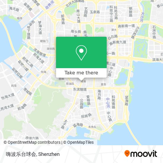 嗨波乐台球会 map