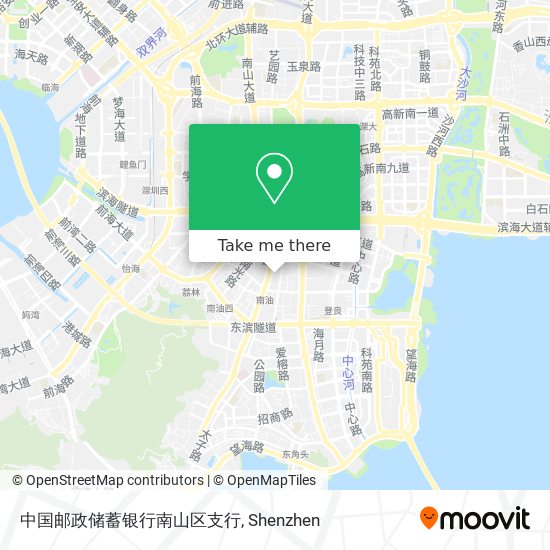 中国邮政储蓄银行南山区支行 map
