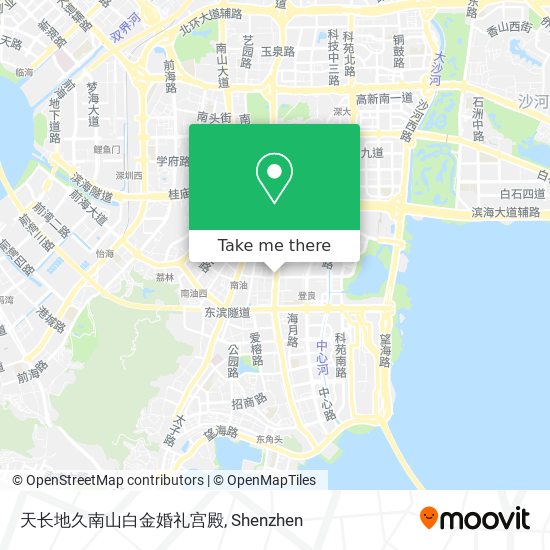 天长地久南山白金婚礼宫殿 map