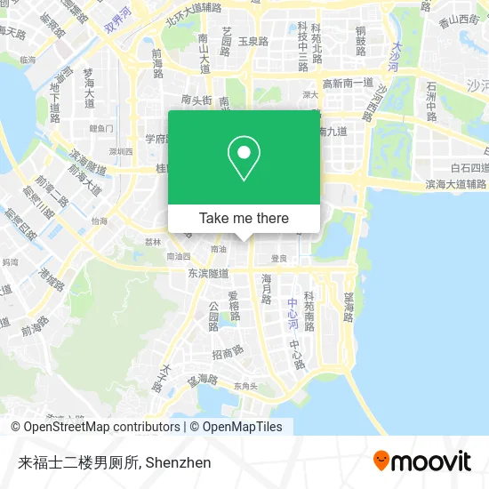 来福士二楼男厕所 map