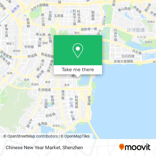 Chinese New Year Market map