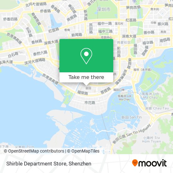 Shirble Department Store map