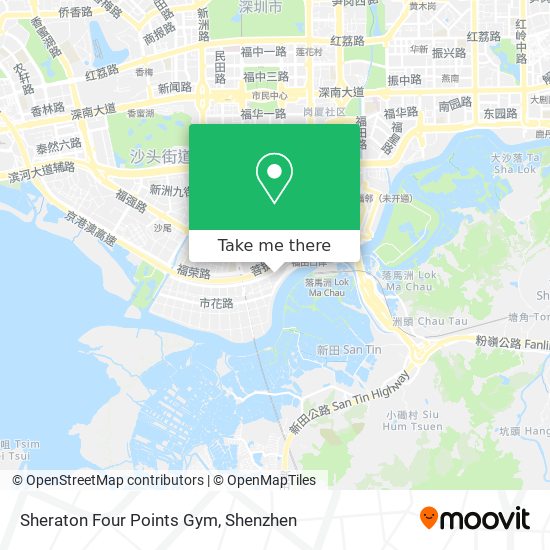 Sheraton Four Points Gym map