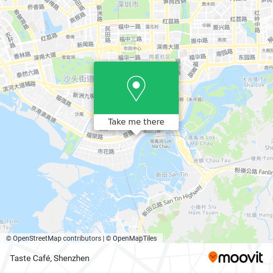 Taste Café map