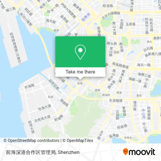 前海深港合作区管理局 map