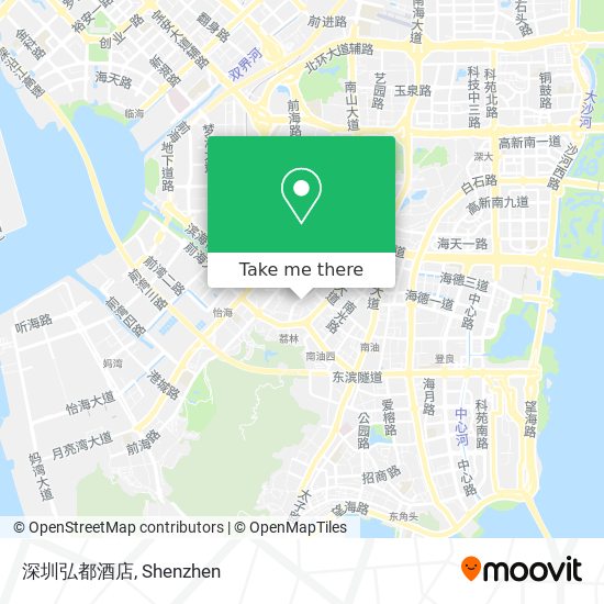 深圳弘都酒店 map