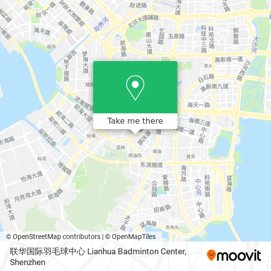 联华国际羽毛球中心 Lianhua Badminton Center map