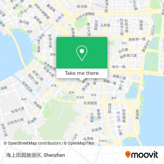 海上田园旅游区 map