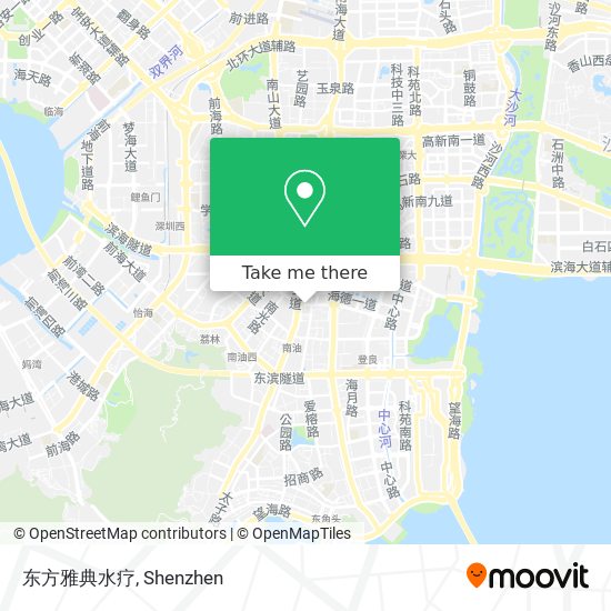 东方雅典水疗 map