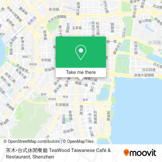 茶木•台式休閒餐廳 TeaWood Taiwanese Café & Restaurant map