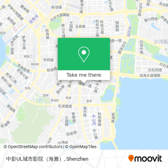 中影UL城市影院（海雅） map