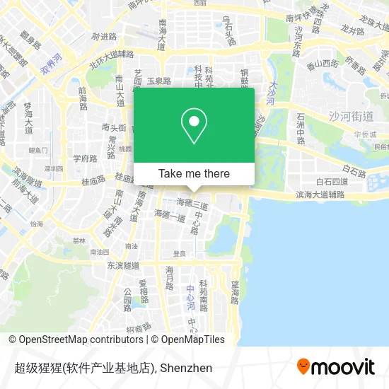 超级猩猩(软件产业基地店) map