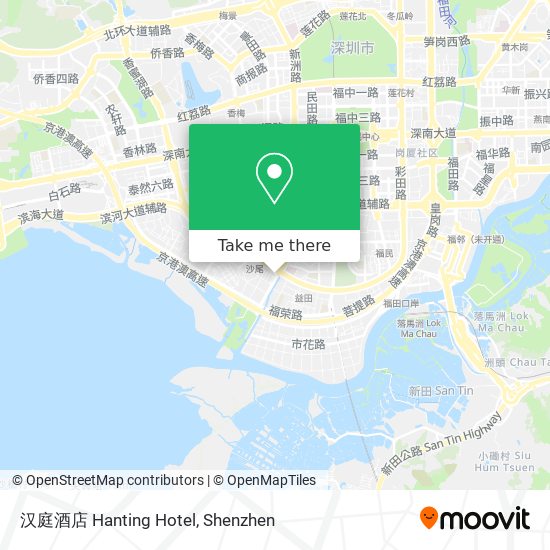 汉庭酒店 Hanting Hotel map