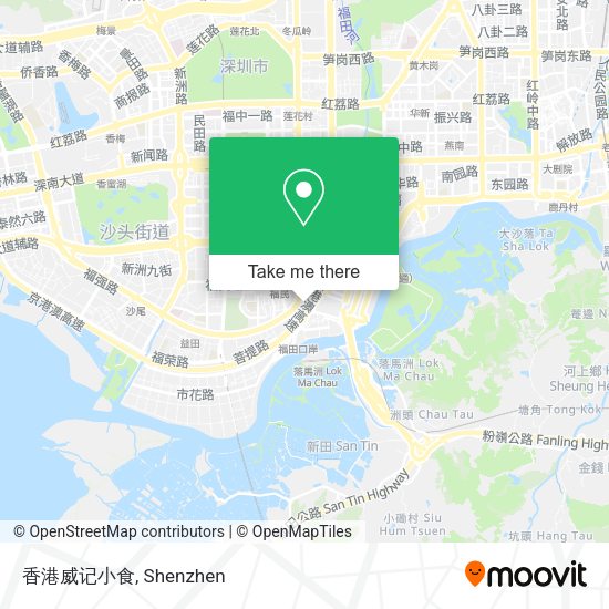 香港威记小食 map