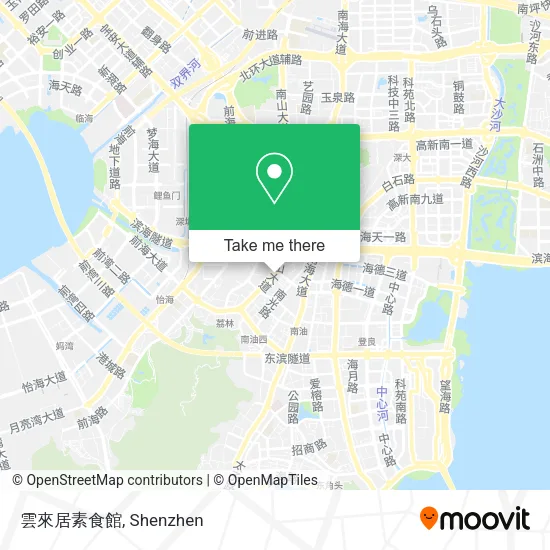 雲來居素食館 map
