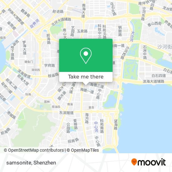 samsonite map