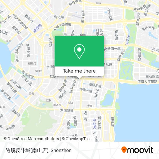 逃脱反斗城(南山店) map