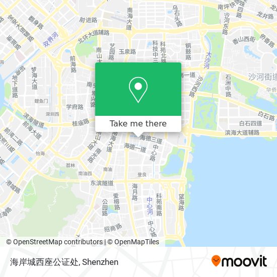 海岸城西座公证处 map
