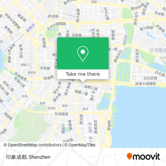 印象成都 map