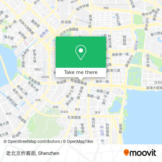 老北京炸酱面 map