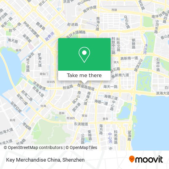 Key Merchandise China map
