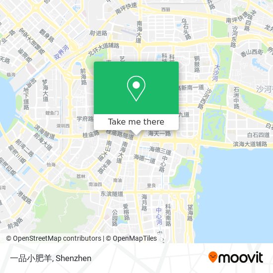 一品小肥羊 map