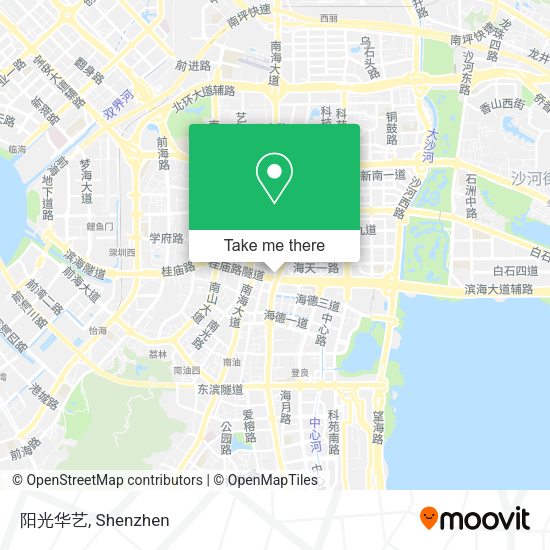 阳光华艺 map