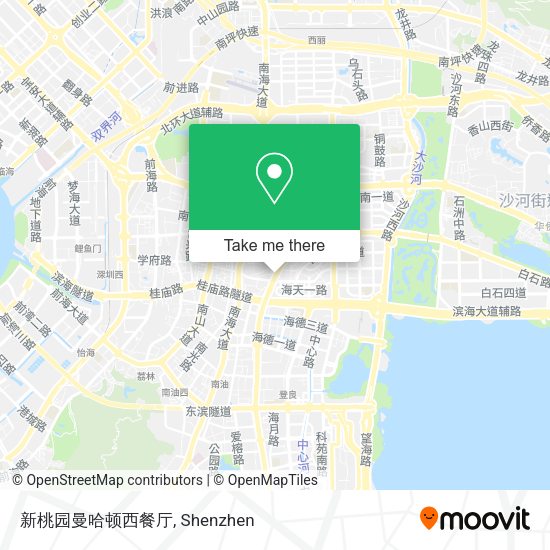 新桃园曼哈顿西餐厅 map