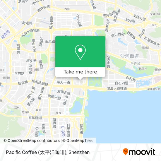Pacific Coffee (太平洋咖啡) map