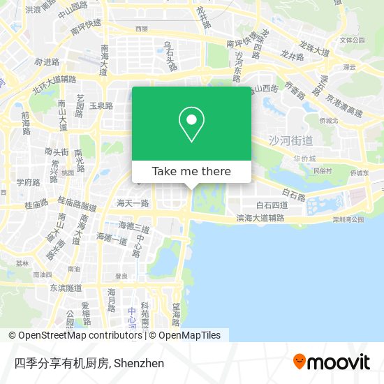 四季分享有机厨房 map