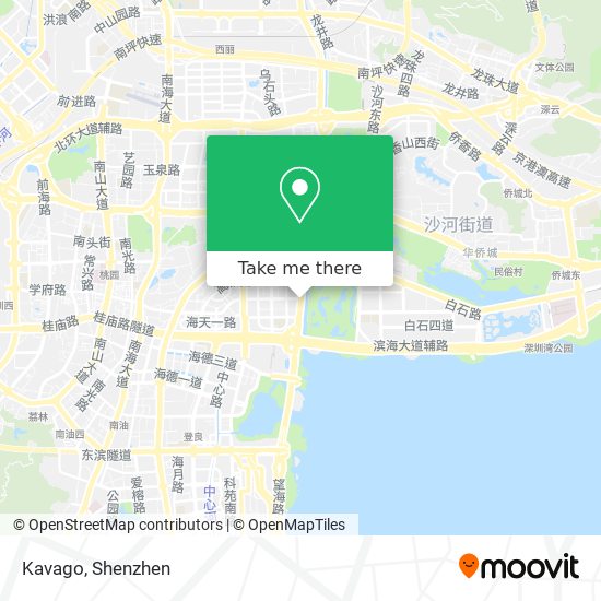 Kavago map