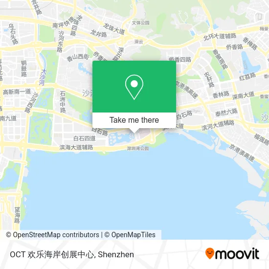 OCT 欢乐海岸创展中心 map