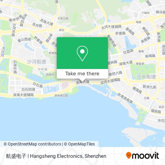 航盛电子 | Hangsheng Electronics map