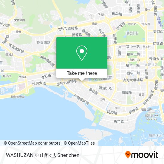WASHUZAN 羽山料理 map