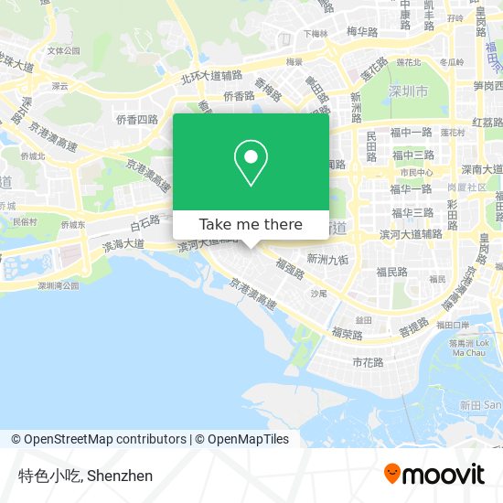 特色小吃 map