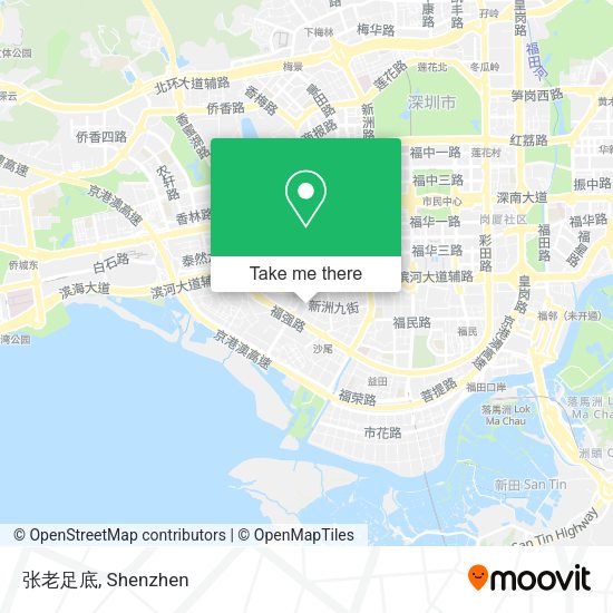 张老足底 map