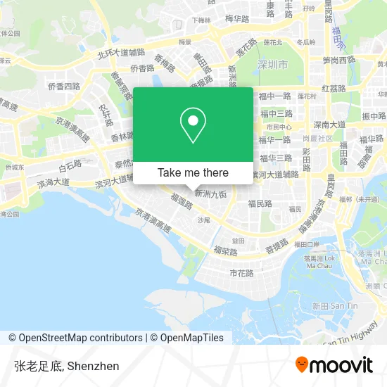 张老足底 map